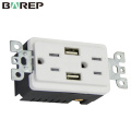 CUL GFCI (Ground fault circuit interrupter )usb charger socket